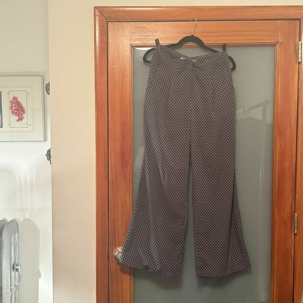 Camoufleurl Wide-Leg Pants